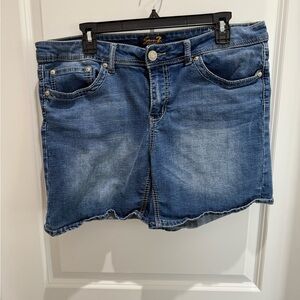 Seven7 Classic Blue Denim Shorts